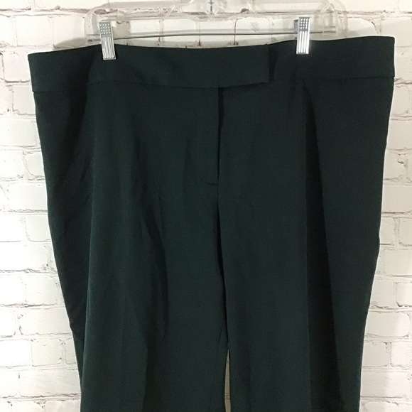Venezia Stretch Green Wide Leg Pants New With Tag - Size 20P - Picture 2 of 6